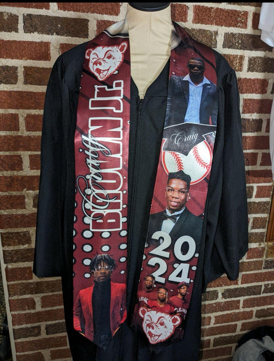 Sublimation Polyester Graduation Stole